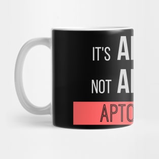 Funny Aptos Pride Bay Area California Design Mug